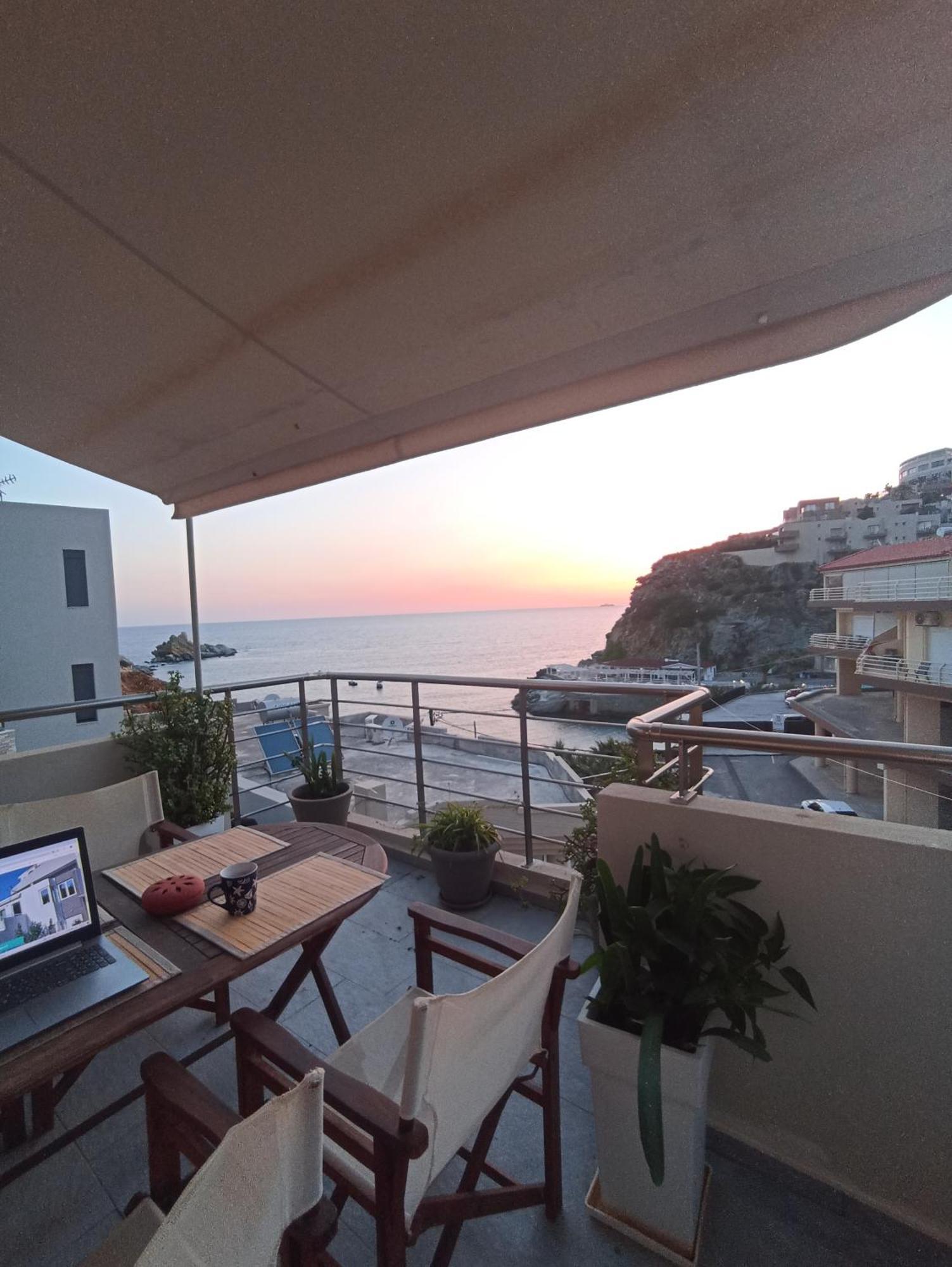 Popis Sea View Apartments Agia Pelagia Exteriér fotografie