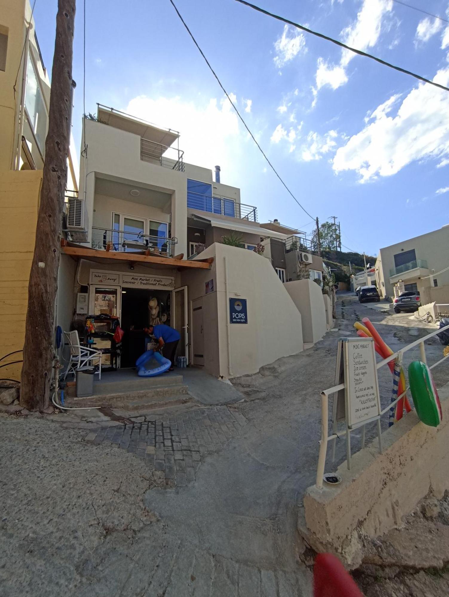 Popis Sea View Apartments Agia Pelagia Exteriér fotografie