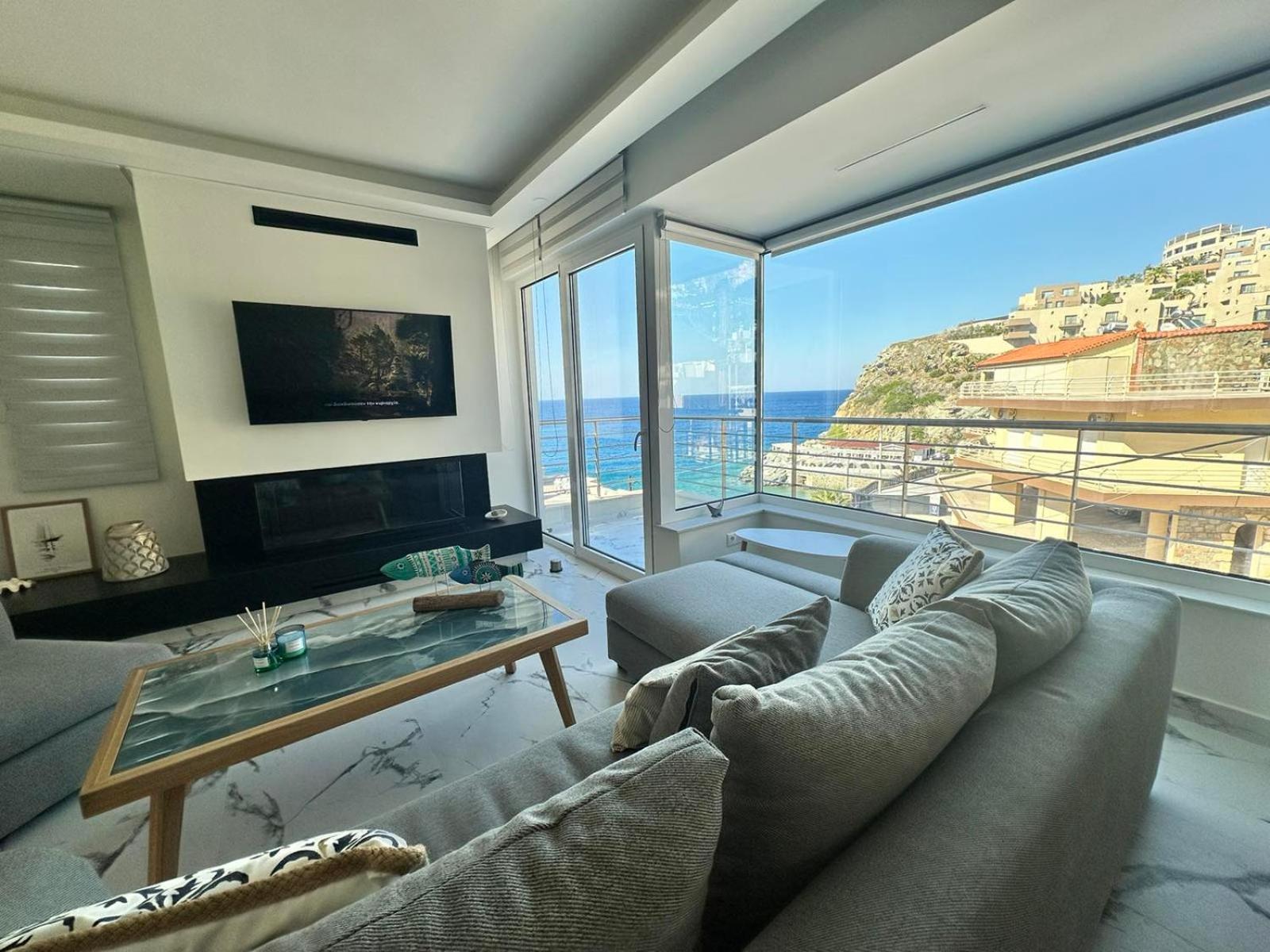 Popis Sea View Apartments Agia Pelagia Exteriér fotografie